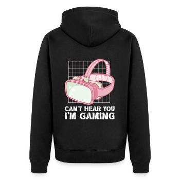 Réalité virtuelle VR Gamer Funnz - Veste à capuche bio Premium Unisexe - noir - Dos - Nico (187cm)