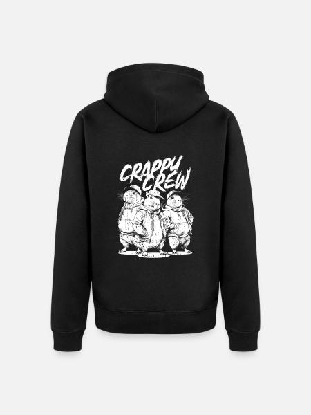 Capybara Wasserschwein - Veste à capuche bio Premium Unisexe - noir