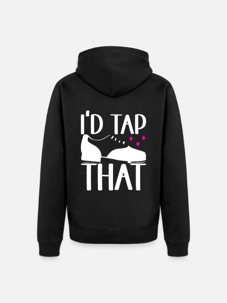 Stepptanz Stepptänzer - Unisex Premium Bio Zip Hoodie - Schwarz