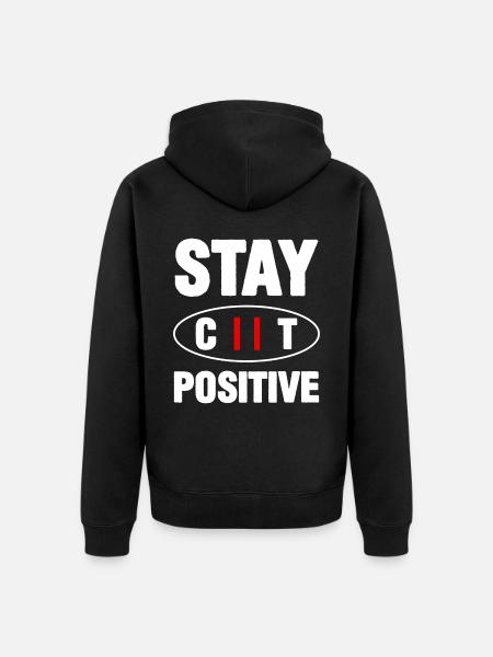 Misanthropist Dislike Grumpy Misanthrope - Unisex Premium Organic Zip Hoodie - black