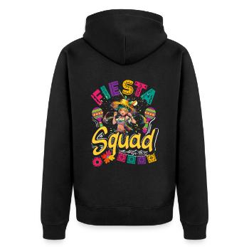 Fiesta mexicaine Cinco De Mayo - Veste à capuche bio Premium Unisexe - noir - Dos - Nico (187cm)