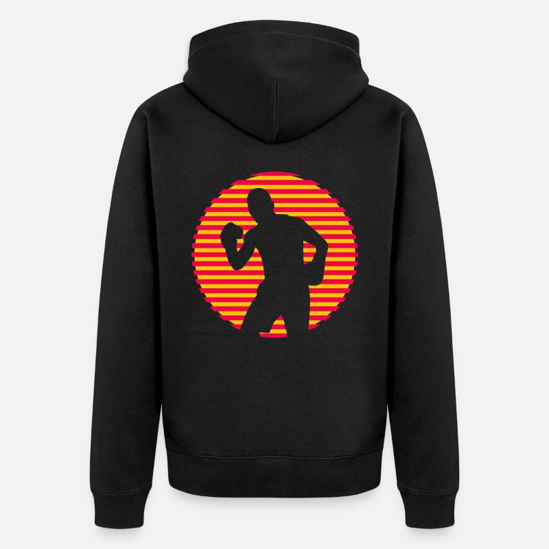 Boxe - Veste à capuche bio Premium Unisexe - noir