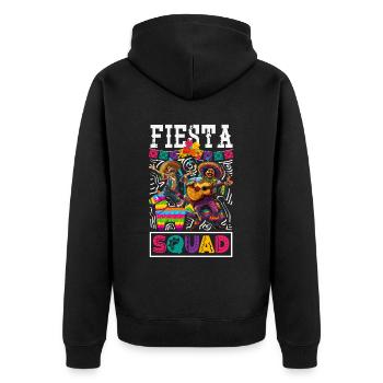 Fiesta mexicaine Cinco De Mayo - Veste à capuche bio Premium Unisexe - noir - Dos - Nico (187cm)