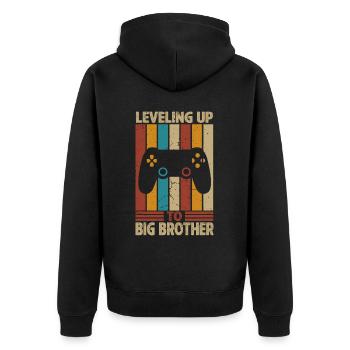 Big Brother Video Gamer New Brother Gaming - Veste à capuche bio Premium Unisexe - noir - Dos - Nico (187cm)