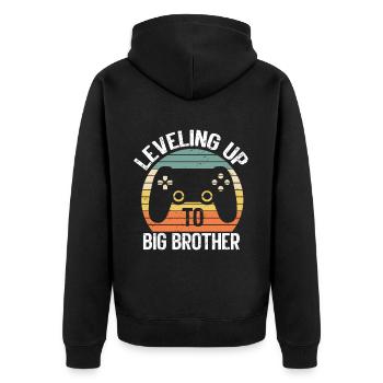 Big Brother Video Gamer New Brother Gaming - Veste à capuche bio Premium Unisexe - noir - Dos - Nico (187cm)
