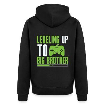 Big Brother Video Gamer New Brother Gaming - Veste à capuche bio Premium Unisexe - noir - Dos - Nico (187cm)