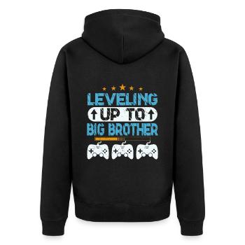 Big Brother Video Gamer New Brother Gaming - Veste à capuche bio Premium Unisexe - noir - Dos - Nico (187cm)