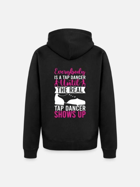 Stepptanz Stepptänzer - Unisex Premium Bio Zip Hoodie - Schwarz