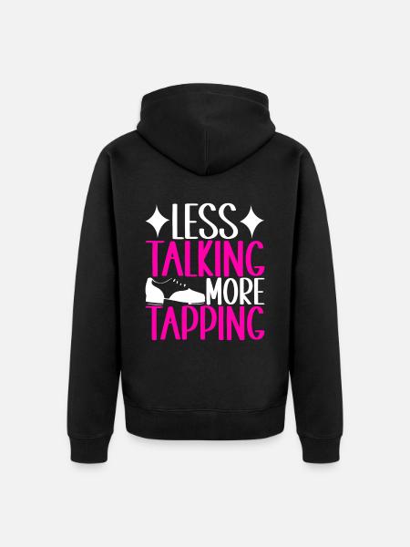 Stepptanz Stepptänzer - Unisex Premium Bio Zip Hoodie - Schwarz