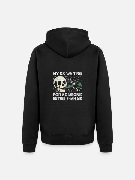 Scheidung - Unisex Premium Bio Zip Hoodie - Schwarz