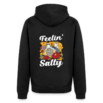 Mexikanische Fiesta Cinco De Mayo - Unisex Premium Bio Zip Hoodie - Schwarz - Hinten - Nico (187cm)