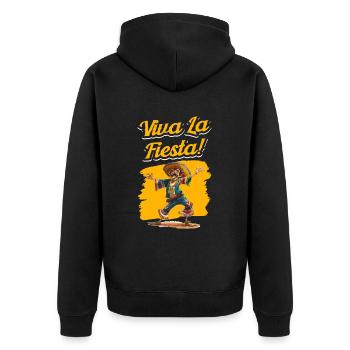 Fiesta mexicaine Cinco De Mayo - Veste à capuche bio Premium Unisexe - noir - Dos - Nico (187cm)