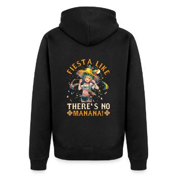 Fiesta mexicaine Cinco De Mayo - Veste à capuche bio Premium Unisexe - noir - Dos - Nico (187cm)