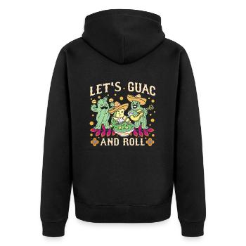 Mexikanische Fiesta Cinco De Mayo - Unisex Premium Bio Zip Hoodie - Schwarz - Hinten - Nico (187cm)