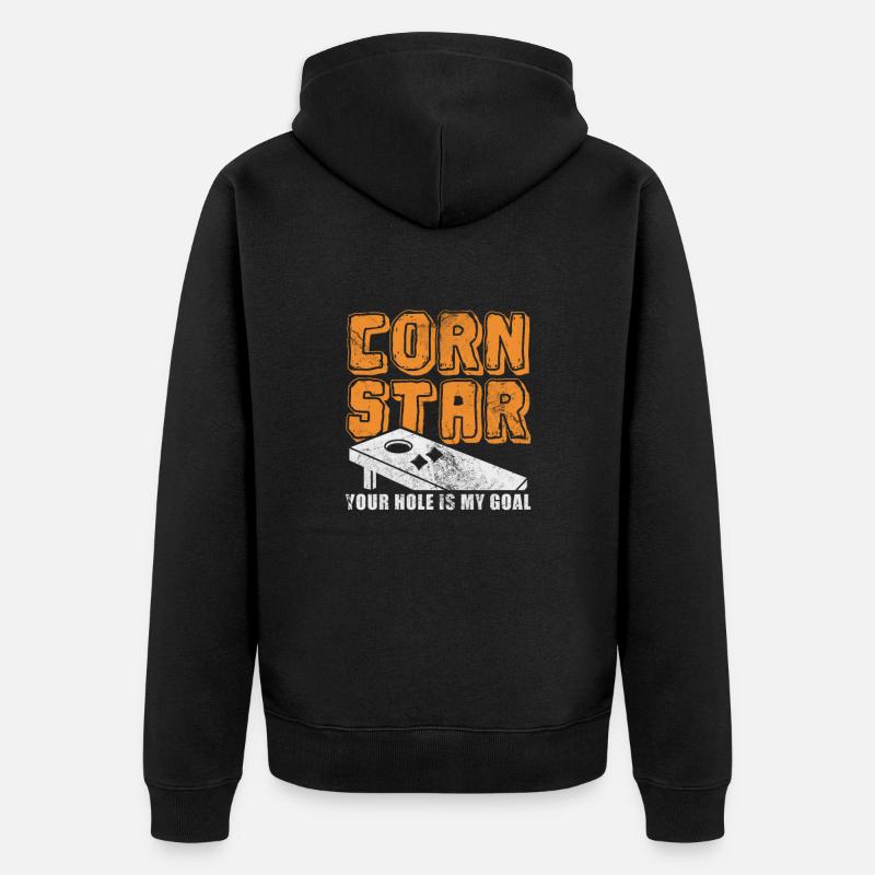 Cornhole - Veste à capuche bio Premium Unisexe - noir