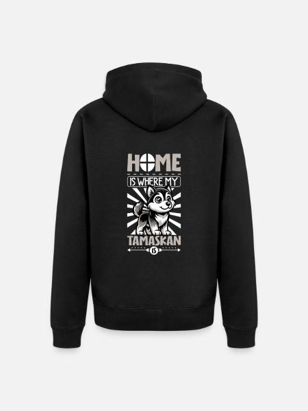 Home - Tamaskan - Unisex Premium Organic Zip Hoodie - black