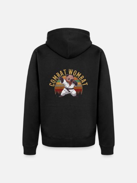wombat aussie wombat australien - Veste à capuche bio Premium Unisexe - noir