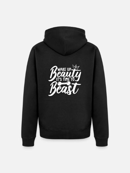 Weightlifting Weightlifter - Unisex Premium Organic Zip Hoodie - black