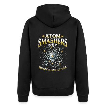Nuclear Engineer Nuclear Technician - Unisex Premium Organic Zip Hoodie - black - Back - Nico (187cm)