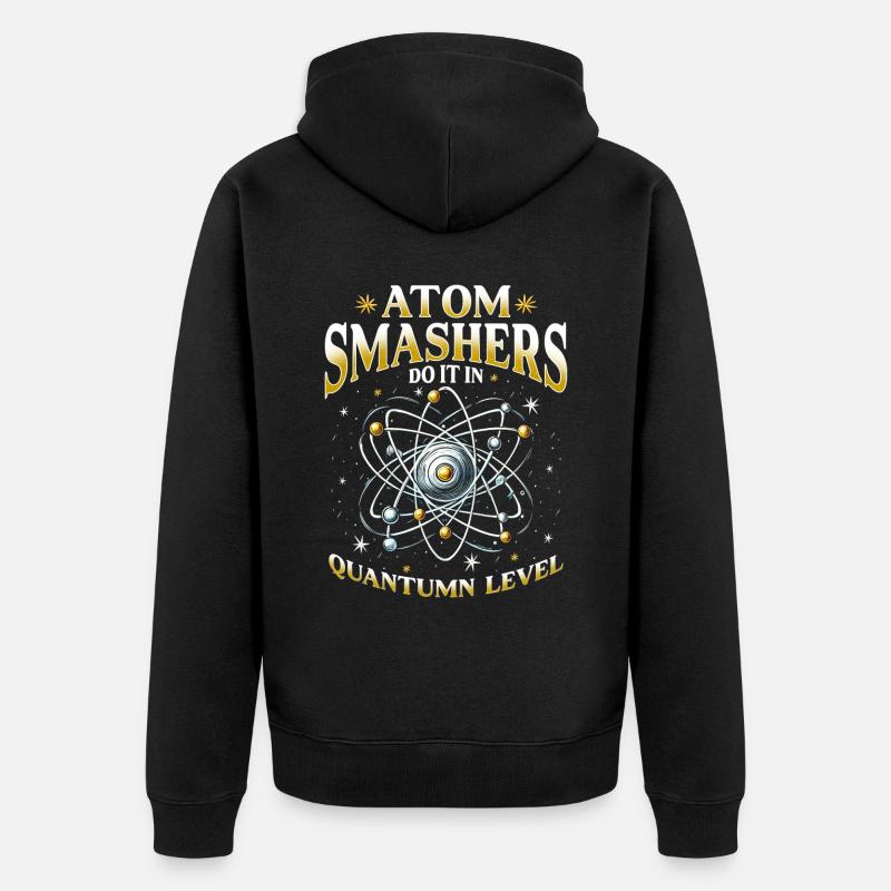 Nuclear Engineer Nuclear Technician - Unisex Premium Organic Zip Hoodie - black