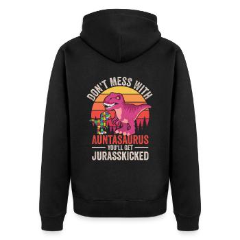 Journée de sensibilisation à l’autisme Cadeau autiste - Veste à capuche bio Premium Unisexe - noir - Dos - Nico (187cm)