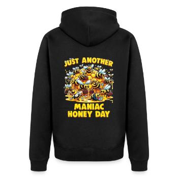 Amoureux des abeilles Apiculteurs Amis de la nature Apiculteurs - Veste à capuche bio Premium Unisexe - noir - Dos - Nico (187cm)