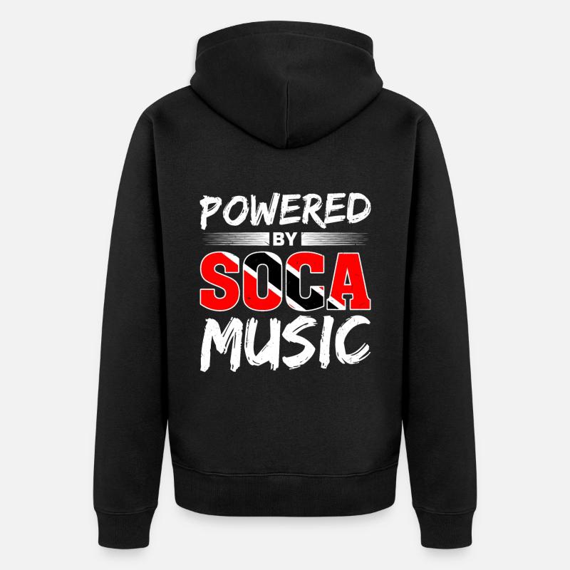 Soca Dance Trinité-et-Tobago - Veste à capuche bio Premium Unisexe - noir