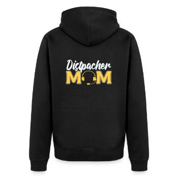 Centre d’opérations du centre de contrôle des appels d’urgence - Veste à capuche bio Premium Unisexe - noir - Dos - Nico (187cm)