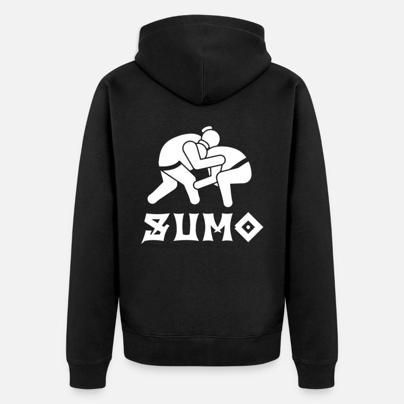 Sumo - Veste à capuche bio Premium Unisexe - noir