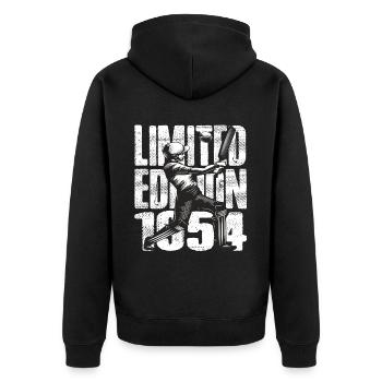 Édition limitée 1954 Édition limitée Cricket - Veste à capuche bio Premium Unisexe - noir - Dos - Nico (187cm)