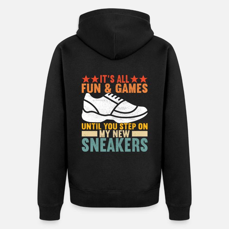 Sneakerhead Sneaker Collector - Unisex Premium Bio Zip Hoodie - Schwarz