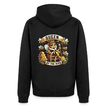 Bee Lover Beekeeper Beekeeper - Unisex Premium Organic Zip Hoodie - black - Back - Nico (187cm)