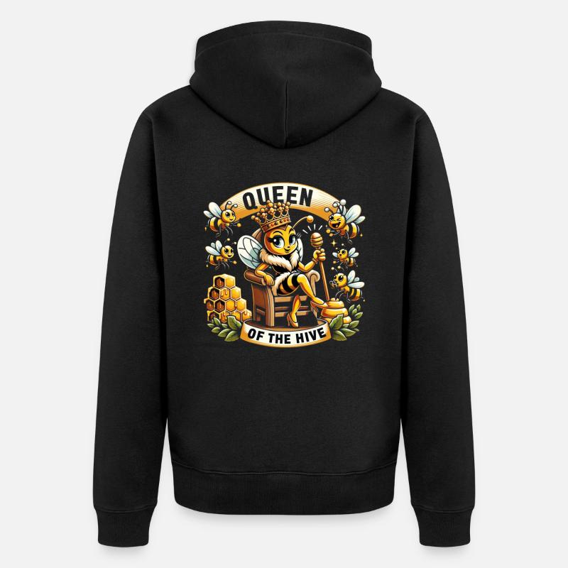 Bee Lover Beekeeper Beekeeper - Unisex Premium Organic Zip Hoodie - black