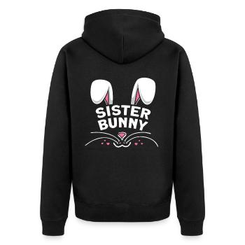 Sœur Bunn - Veste à capuche bio Premium Unisexe - noir - Dos - Nico (187cm)