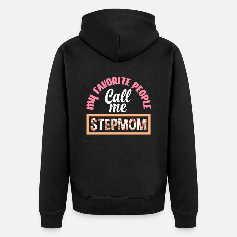 Belle-mère - Veste à capuche bio Premium Unisexe - noir