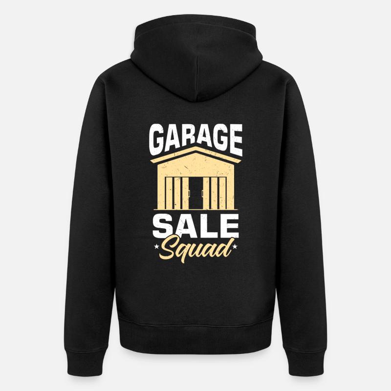 Vente de garage - Veste à capuche bio Premium Unisexe - noir