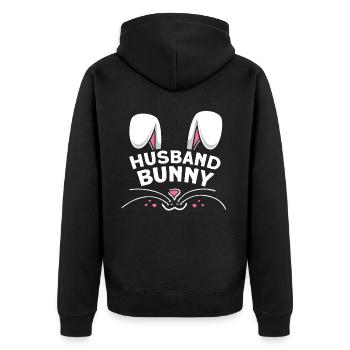 Mari Bunny - Veste à capuche bio Premium Unisexe - noir - Dos - Nico (187cm)