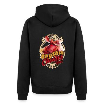 Flamenco Le rythme vous choisit - Veste à capuche bio Premium Unisexe - noir - Dos - Nico (187cm)