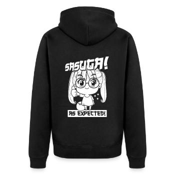 Anime Manga Compliment - Veste à capuche bio Premium Unisexe - noir - Dos - Nico (187cm)