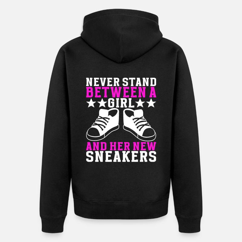 Sneakerhead Collectionneur de baskets - Veste à capuche bio Premium Unisexe - noir