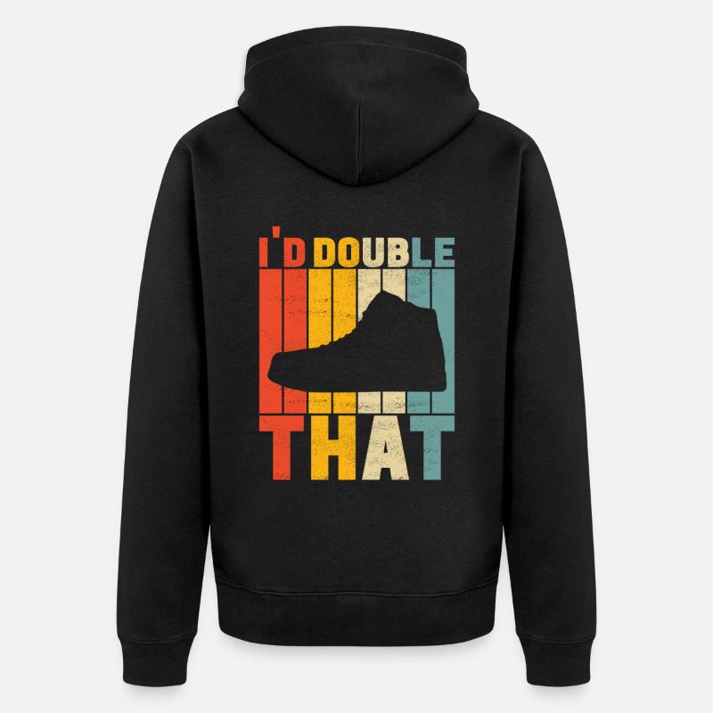 Sneakerhead Collectionneur de baskets - Veste à capuche bio Premium Unisexe - noir