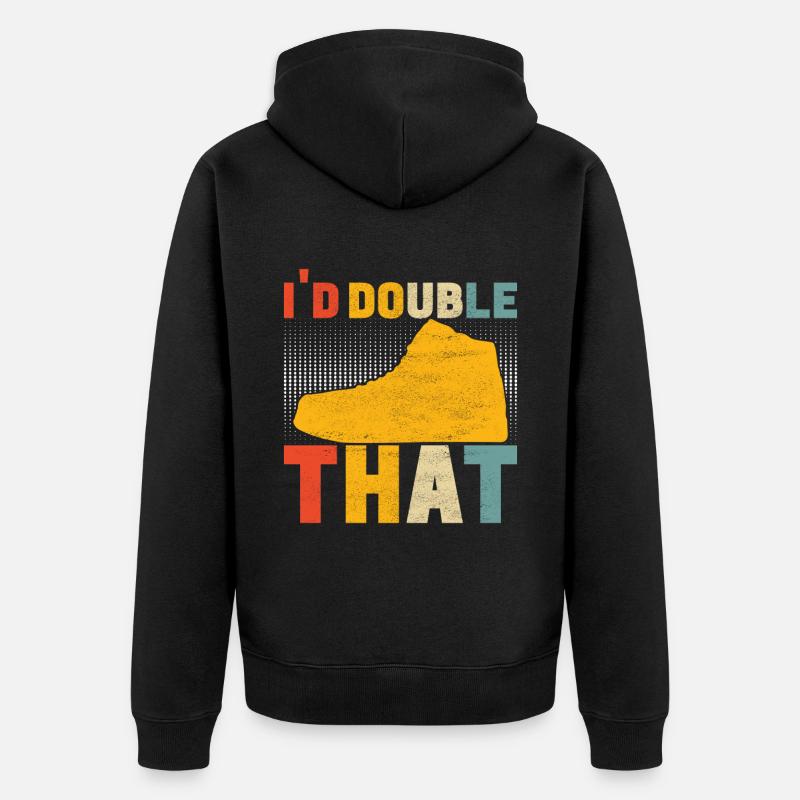 Sneakerhead Collectionneur de baskets - Veste à capuche bio Premium Unisexe - noir