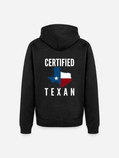 Texas Texans - Unisex Premium Organic Zip Hoodie - black