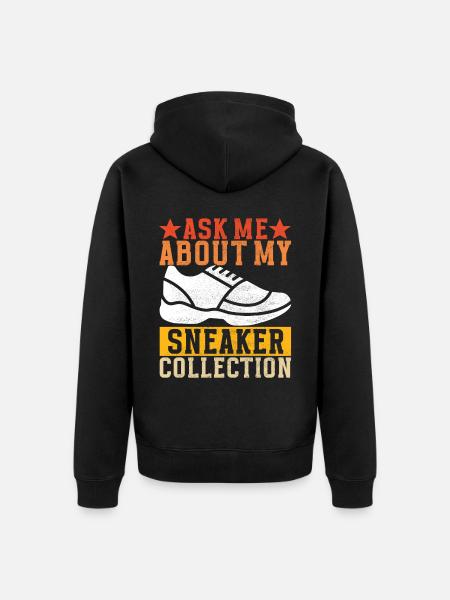 Sneakerhead Sneaker Collector - Unisex Premium Organic Zip Hoodie - black