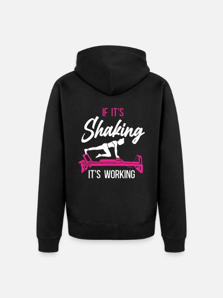 Pilates Instructor Teacher If - Unisex Premium Organic Zip Hoodie - black
