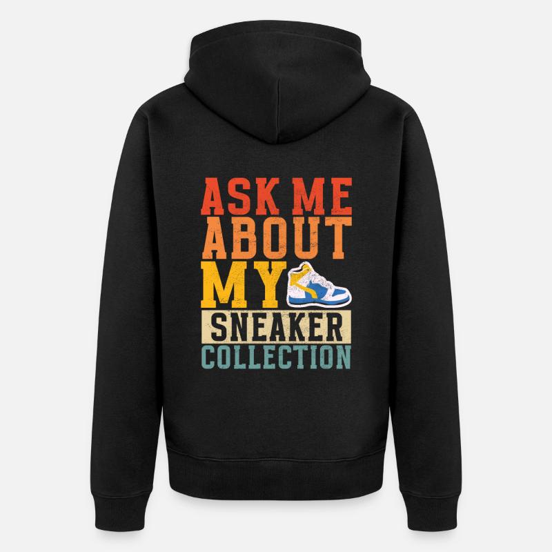 Sneakerhead Sneaker Collector - Veste à capuche bio Premium Unisexe - noir