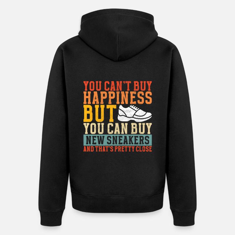 Sneakerhead Sneaker Collector - Unisex Premium Bio Zip Hoodie - Schwarz