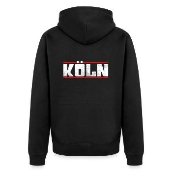 Cologne - Veste à capuche bio Premium Unisexe - noir - Dos - Nico (187cm)