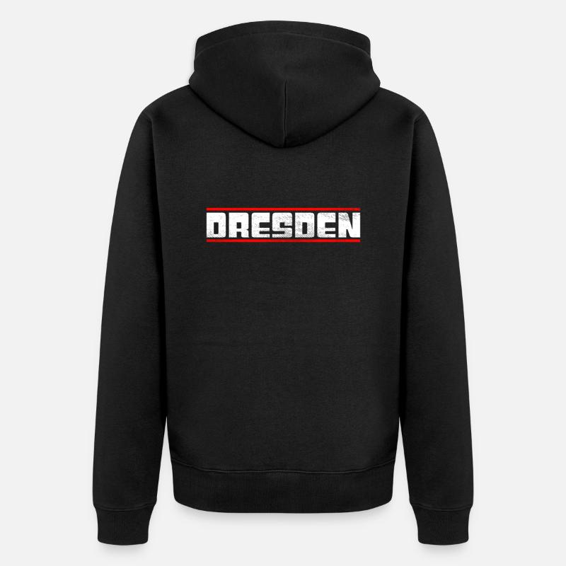 Dresde - Veste à capuche bio Premium Unisexe - noir