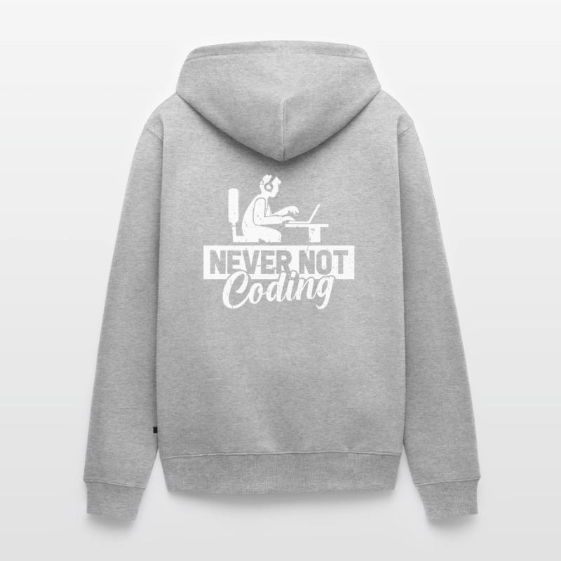 Developer, Coder, Programmer Unisex Premium Organic Zip Hoodie